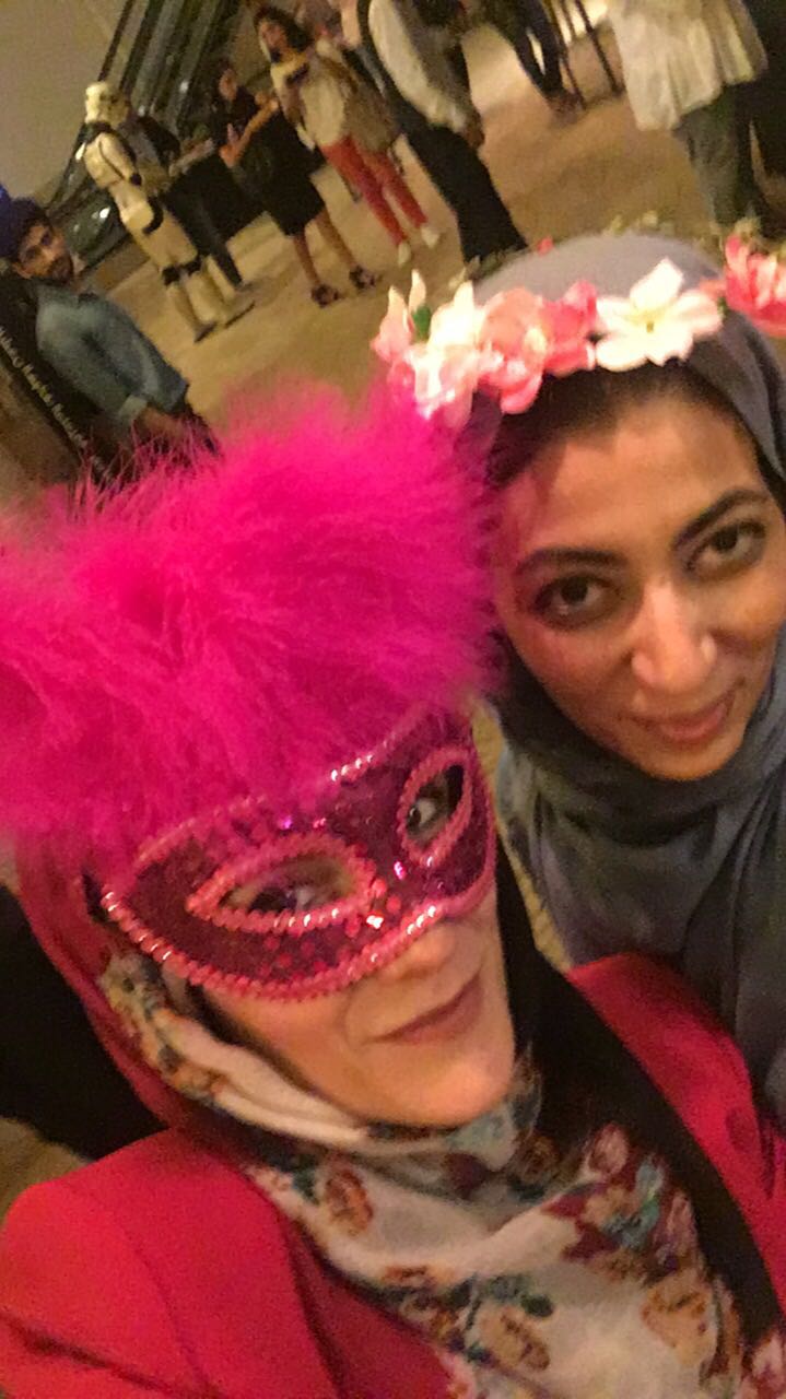 Last day of breast awareness month of October 2017 alzahra oncology team presence to support and promote with Dina our oncology navigator