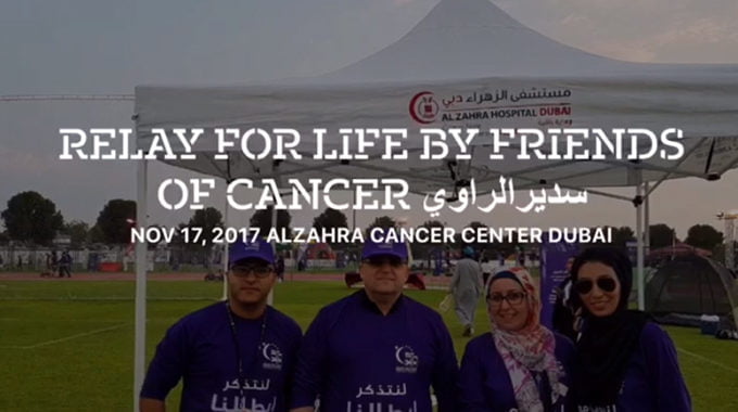 Relay for Live and cancer survivors The fully comprehensive cancer center in the heart of dubai