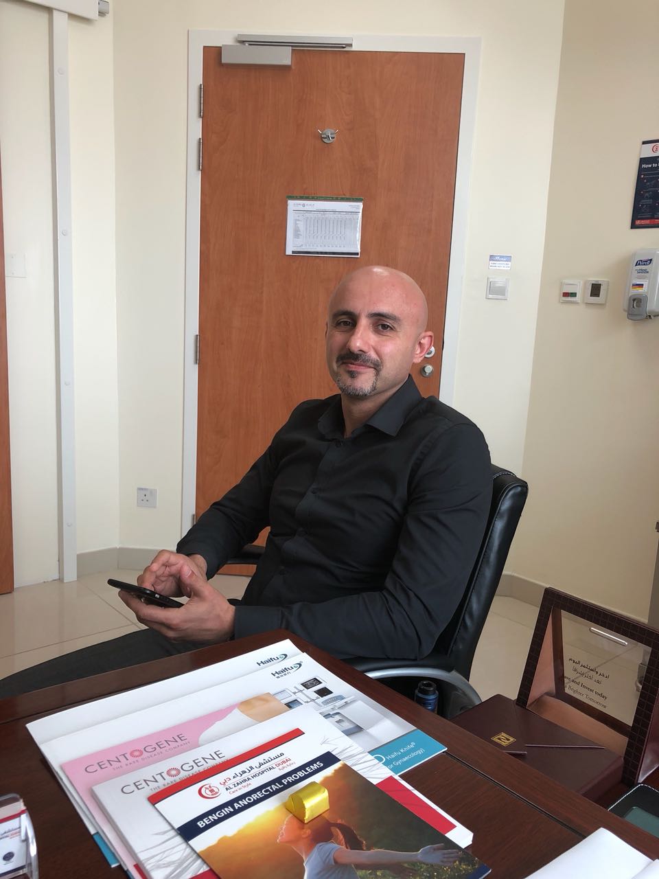We are welcoming Dr Sebouh Kassis our advanced Neurosurgron in oncology of brain and spine to alzahra cancer center Kindly welcome him