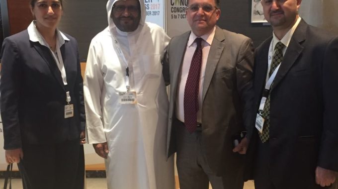UAE ?? cancer congress and oncology October 2017, Dubai with Dr Atiq from Mafraq hispital