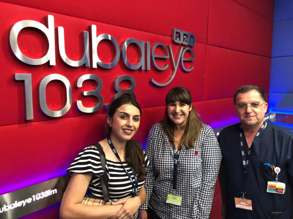 Our interview today At Dubai Eye Dr Alrawi, Dr Dima and Helen Testicular Cancer overview. April 2018