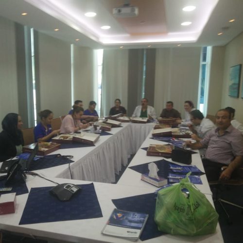 Bussiness meeting in alzahra Dubai Alzahra oncology & GI centers Sadir alrawi & team July 2018
