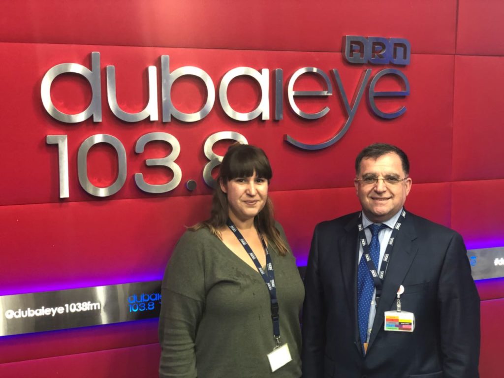 Dubai Eye interview with Helen discussing about advances in cancer care, February 2018.