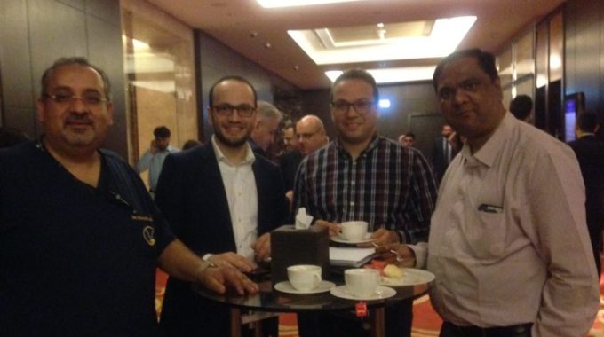 Roche oncology meeting with the team Dubai UAE April 2018