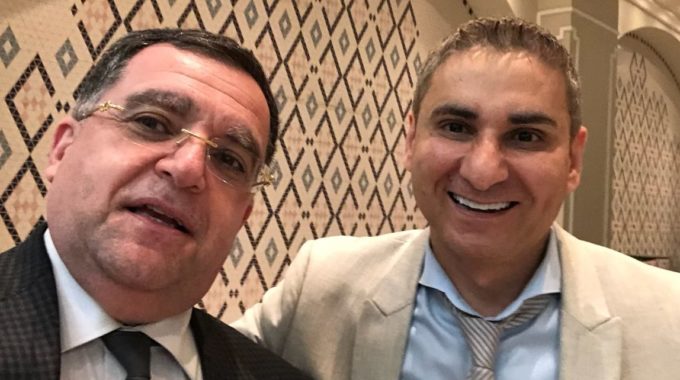 With Dr Saaddin gastroenterology Emirates private hospital Dubai in oncology symposium March 2018