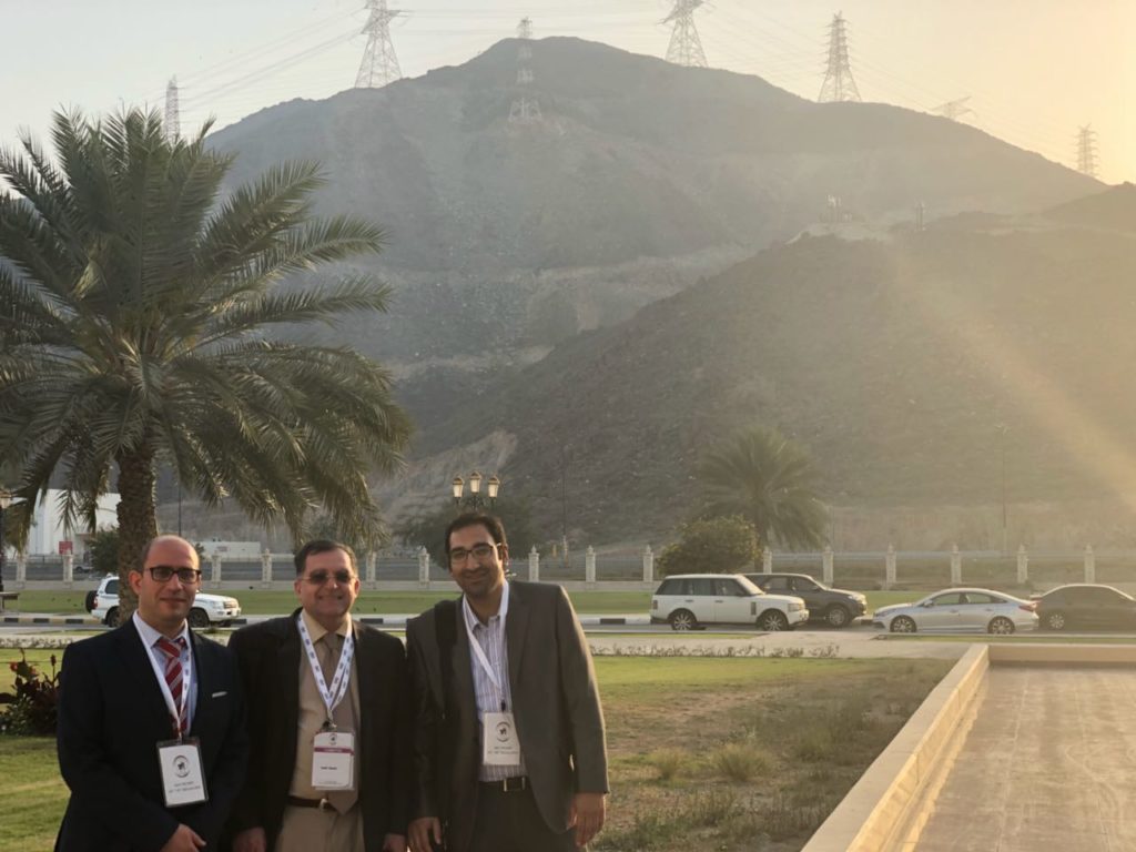 Khor Fakkan meeting with Dr Humaa Darr and Dr Abid Shawkat February 2018