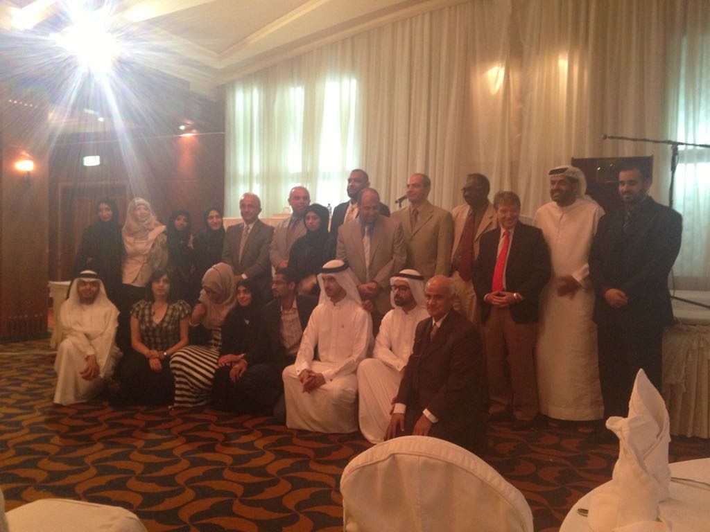 With professor Naji Abu Murad chair of surgery Vanderbilt, Tennessee in his visit to Alain, UAE September 2014