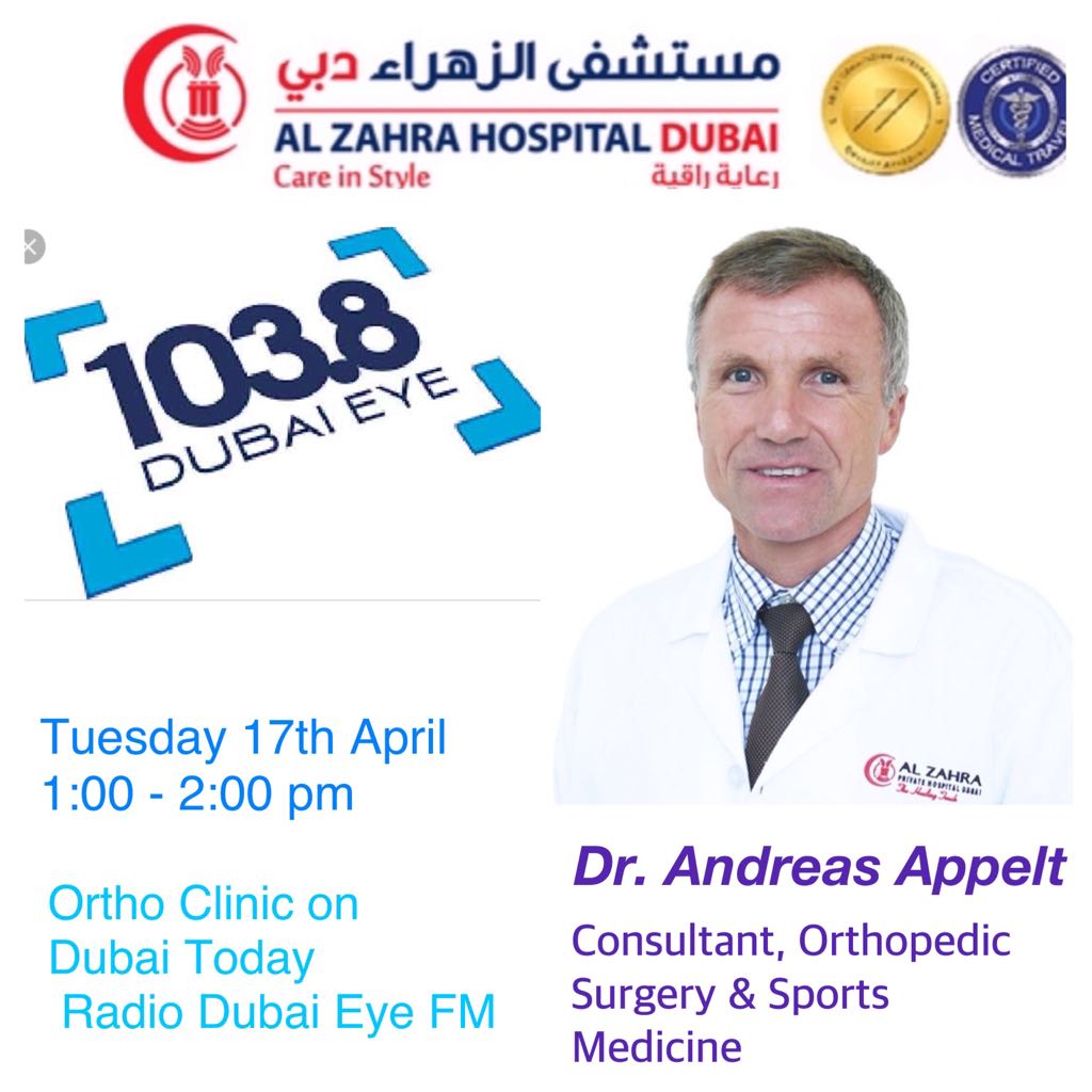 Orthopedic oncology consultant from Alzahra Cancer center,Dubai April 2018