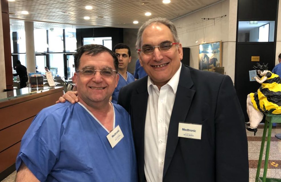 With professor Derek Mannas and Mr Jeremy French Hepatobiliary surgeons in Newcastle at IRCAD Strasbourg, France, February 2018