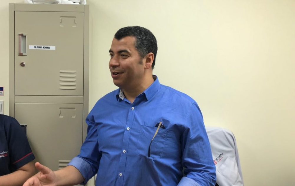 Dr Sobhy graduation part in alzahra cancer center Dubai April 2018