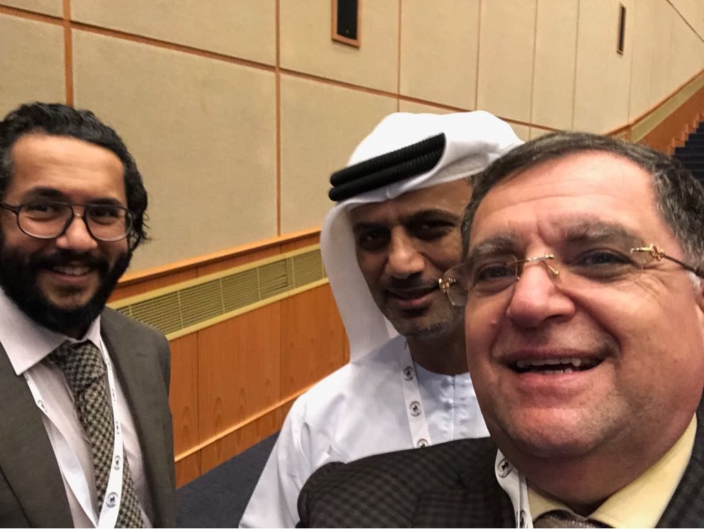 With Dr Salim Alharithi and Bariatric surgeon from Kuwait 🇰🇼 in 5th international korfakkan Confetence February 2018