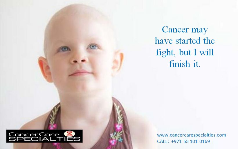 Cancer may have started the fight