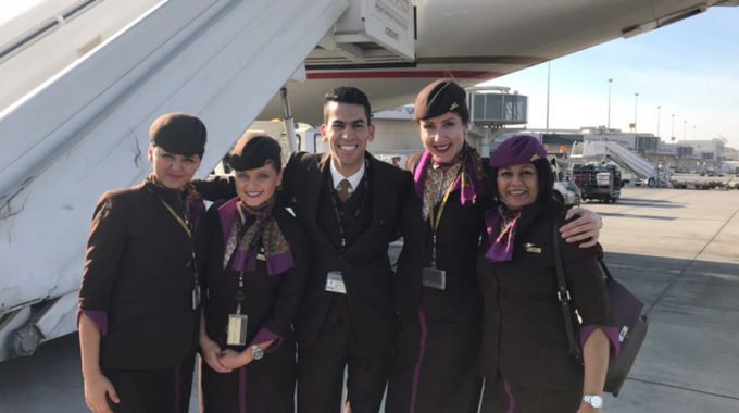 Our sarcoma patient having her first flight back to work December 2017