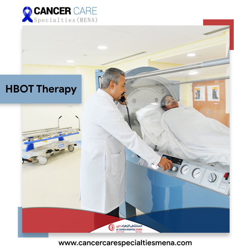 HBOT Therapy or Hyperbaric Oxygenation in alzahra cancer center
