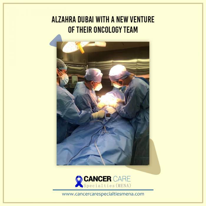 AlzahraDubai with new venture of their #Oncology Team