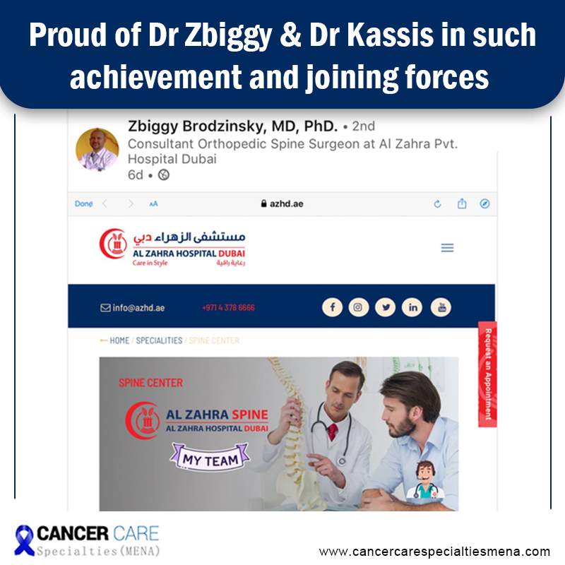 Proud of Dr Zbiggy & Dr Kassis in such achievement and joining forces