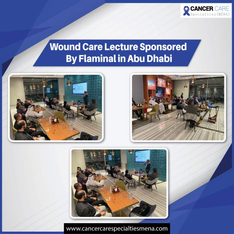 Wound Care Lecture Sponsored By Flaminal in Abu Dhabi.