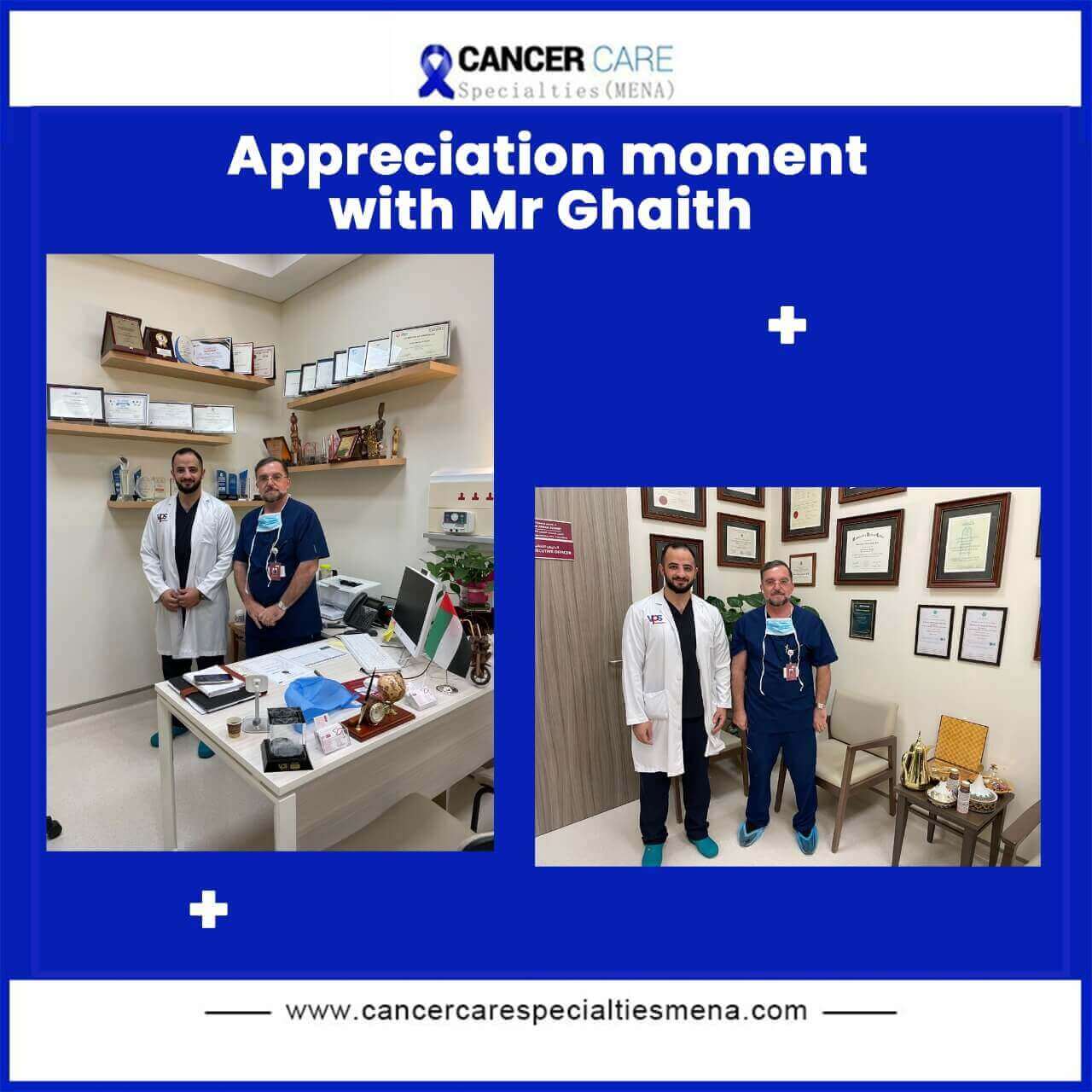 Appreciation moment with Mr Ghaith