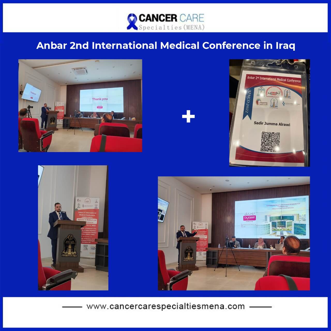 Anbar 2nd International Medical Conference in Iraq.