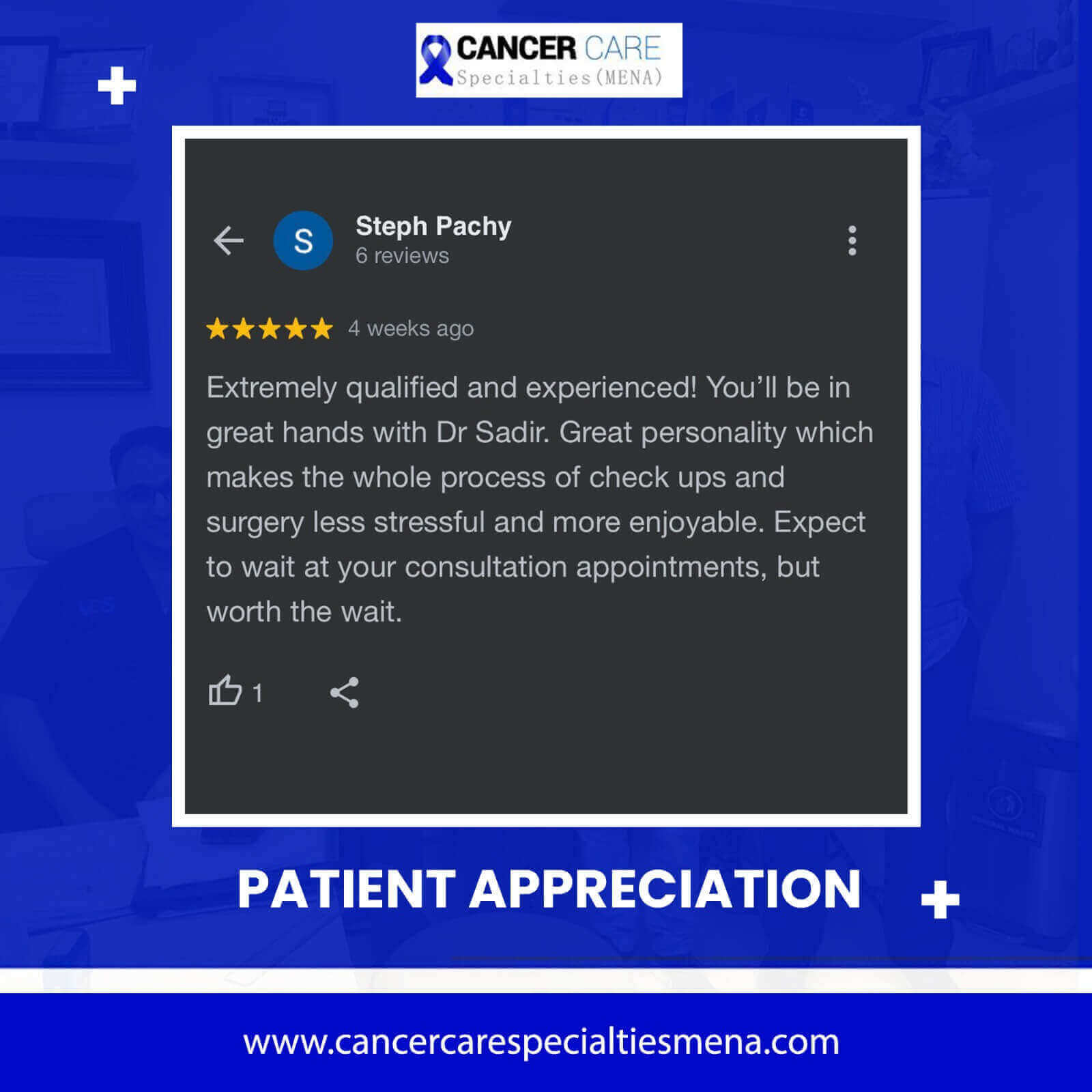 Patient appreciation