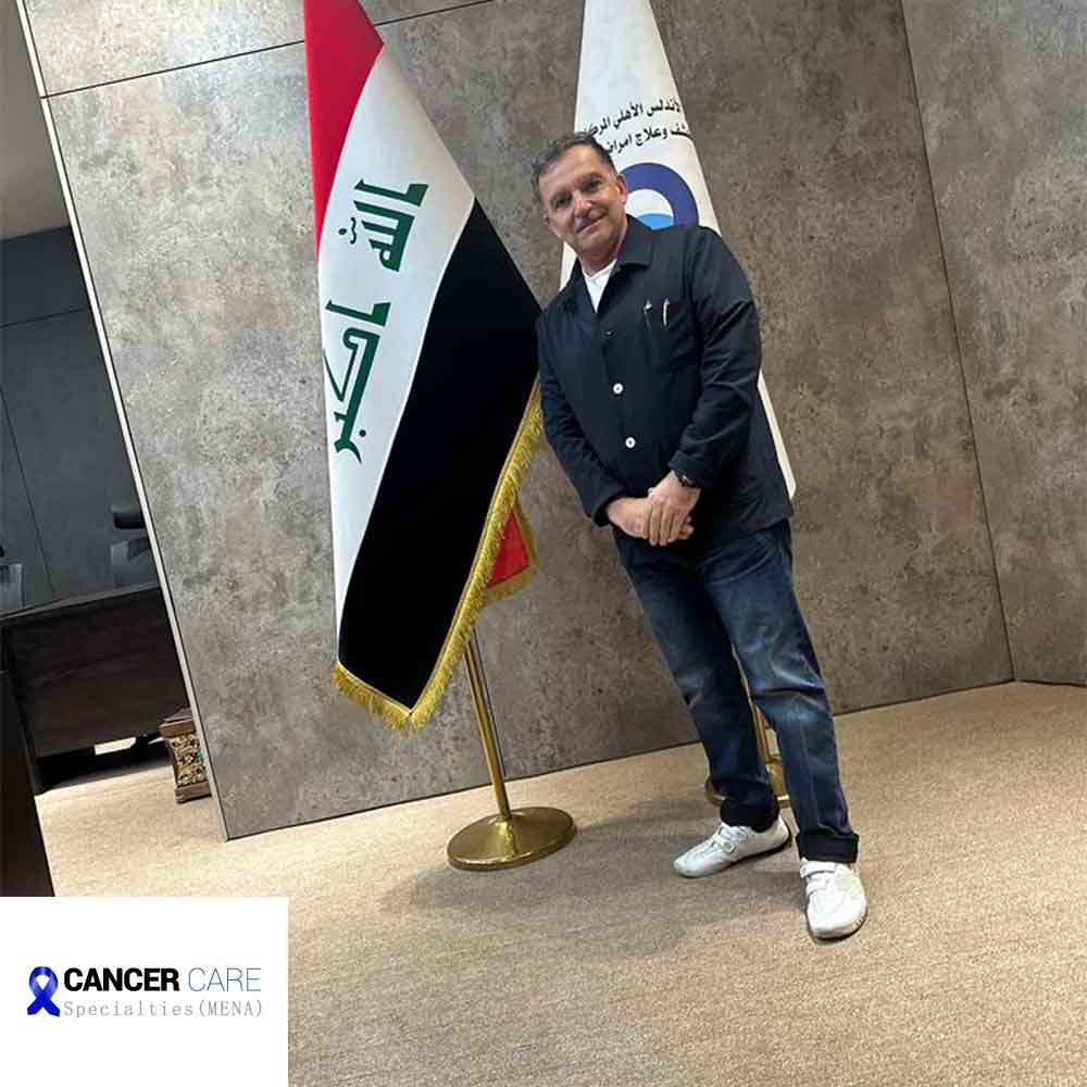 Our dedicated oncology team in Baghdad is a beacon of hope for cancer patients in the region