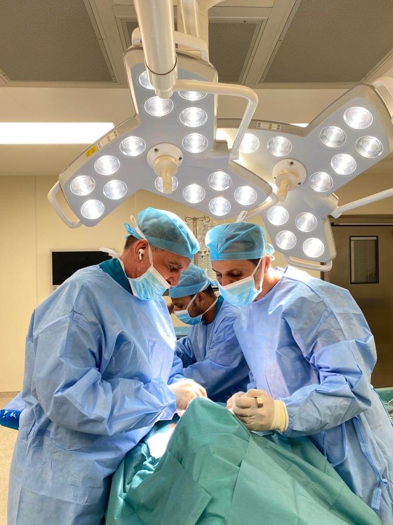 In all our thyroid surgeries we use Nerve Stimulator from Dr Langer